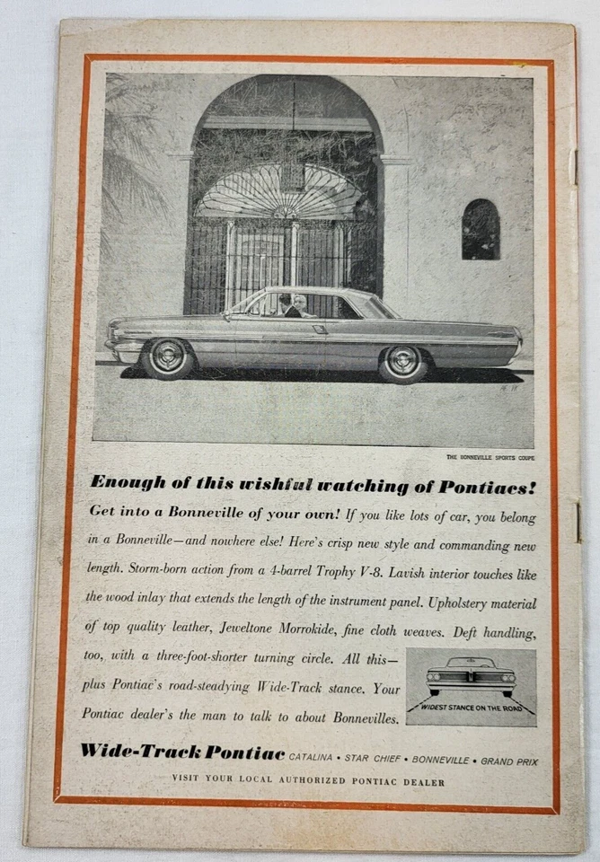 1962 Official Detroit Tigers vs Washington Senators Scorebook at Tiger Stadium - Image 2 of 4