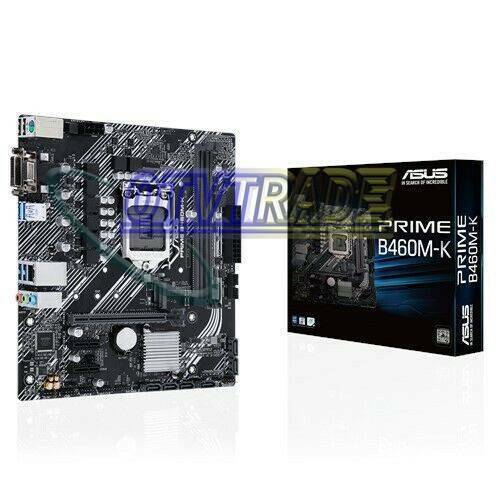 ASUS PRIME B460M-K Motherboard CPU SOCKET LGA1200 Intel DDR4
