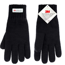 Evridwear 3M Thinsulate Thermal Warm Double Layer Cold Resistant Winter Gloves 