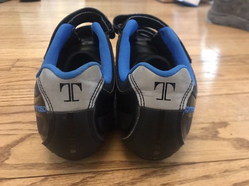 Zapatos de ciclismo para mujer Tommaso Pista 100 Spin negros azules eur 42 EE. UU. 10,5 - Imagen 3 de 7