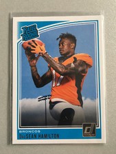 DaeSean Hamilton 2018 Panini Donruss #338 Rated Rookies Denver Broncos Rookie RC