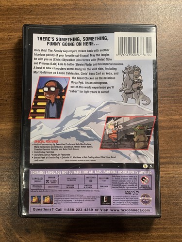Family Guy Something Something Something Dark Side (DVD, 2009) - Picture 3 of 3