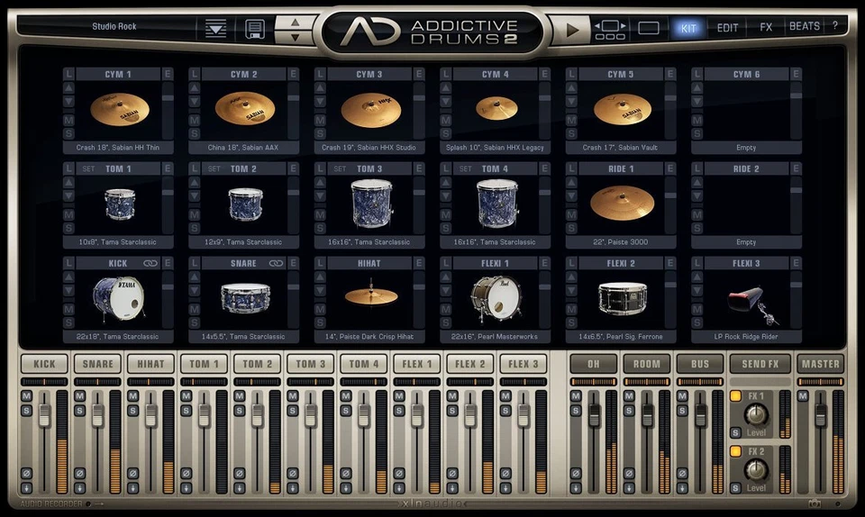 XLN Addictive Drums 2 and Studio Rock ADPak (SOFTWARE) e-license - Image 2 of 2