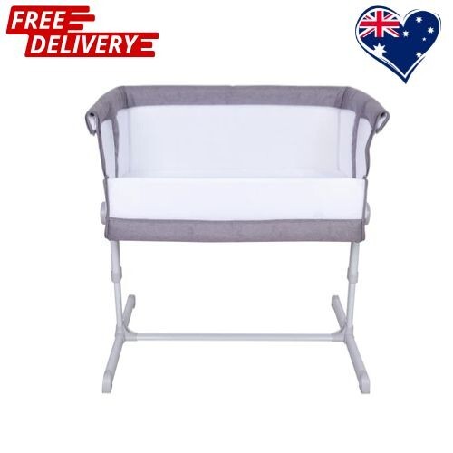 Childcare Comfortable Dusk Bedside Sleeper Baby Bassinet Co-Sleeper & Mattress - Picture 4 of 10