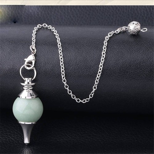 Pendule Natural Pendulos Quartz Crystal Radiesthesia Pendulum for Dowsing - Picture 12 of 27