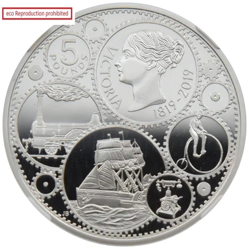 Great Britain 2019 Elizabeth II 5 Pound Silver Coin NGC PF 70 ULTRA CAMEO
