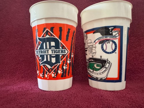(6) Detroit Tigers plastic cups from 1992 - Picture 5 of 5