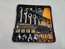 8 Piece Gearwrench 12 Pt Ratcheting Combination Wrench Set Metric 9543