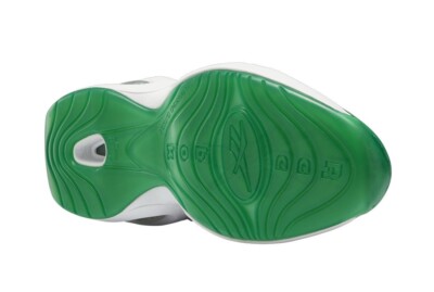 Reebok Question Low White Green Toe GZ0367 Allen Iverson | eBay
