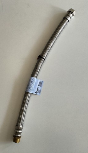 Water Stainless Steel Braided Hose 20mm 600 WAT 3/4 F/F-3/4 M BSP Plumbing Hose - Picture 2 of 5