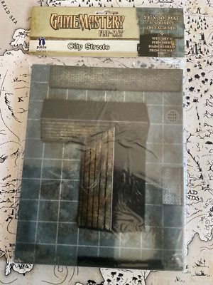 Paizo GAMEMASTERY: CITY STREETS Flip-Mat 24''x30'' reversible new in sealed pouch