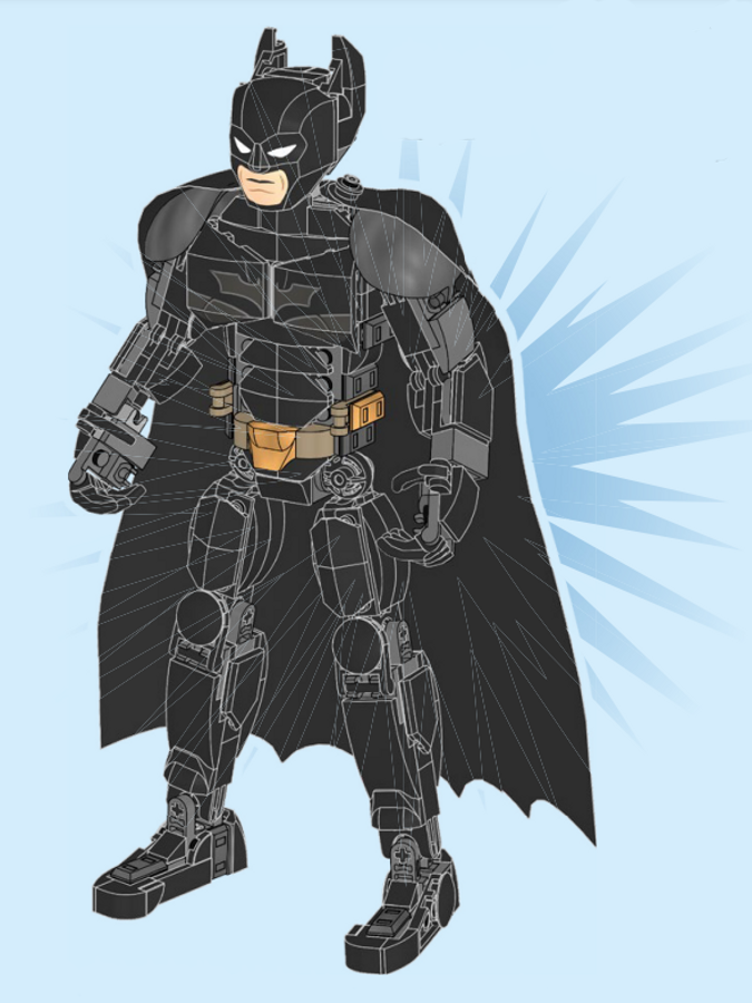 LEGO 76273 DC: Batman: The Dark Knight Buildable Action Figure