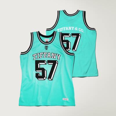 Tiffany & Co x Mitchell & Ness NBA Basketball Jersey Size Extra 