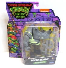TEENAGE MUTANT NINJA TURTLES ROCKSTEADY ACTION FIGURE MUTANT MAYHEM TMNT 2023