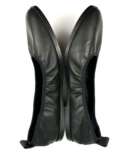 Eileen Fisher Ballet Flats Size 8.5 Notion Black Nappa Leather New - Picture 7 of 9