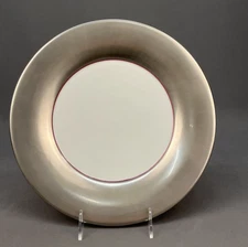 Hering Berlin Polite Platinum Porcelain 11 1/2" Dinner Plate  (#1)