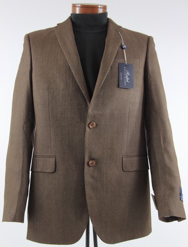Men's RALPH LAUREN Brown Silk Wool 