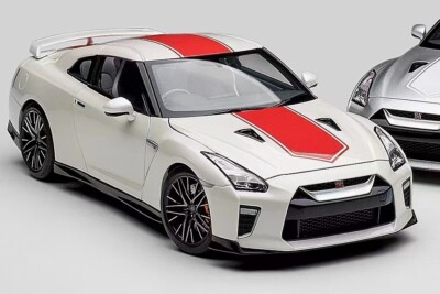 1/18 MotorHelix Nissan GT= R R35 50th Anniversary Edition in White