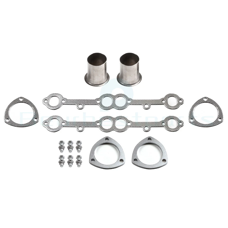 For Small Block Chevy Heavy Duty Truck Header Set Stainless Steel 1973-1985 - Imagem 2 de 4