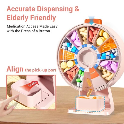 Zoksi Large Pill Organizer, Daily Pill Box for 7 or 14 Days Wall-Mountable Pill - Picture 13 of 18