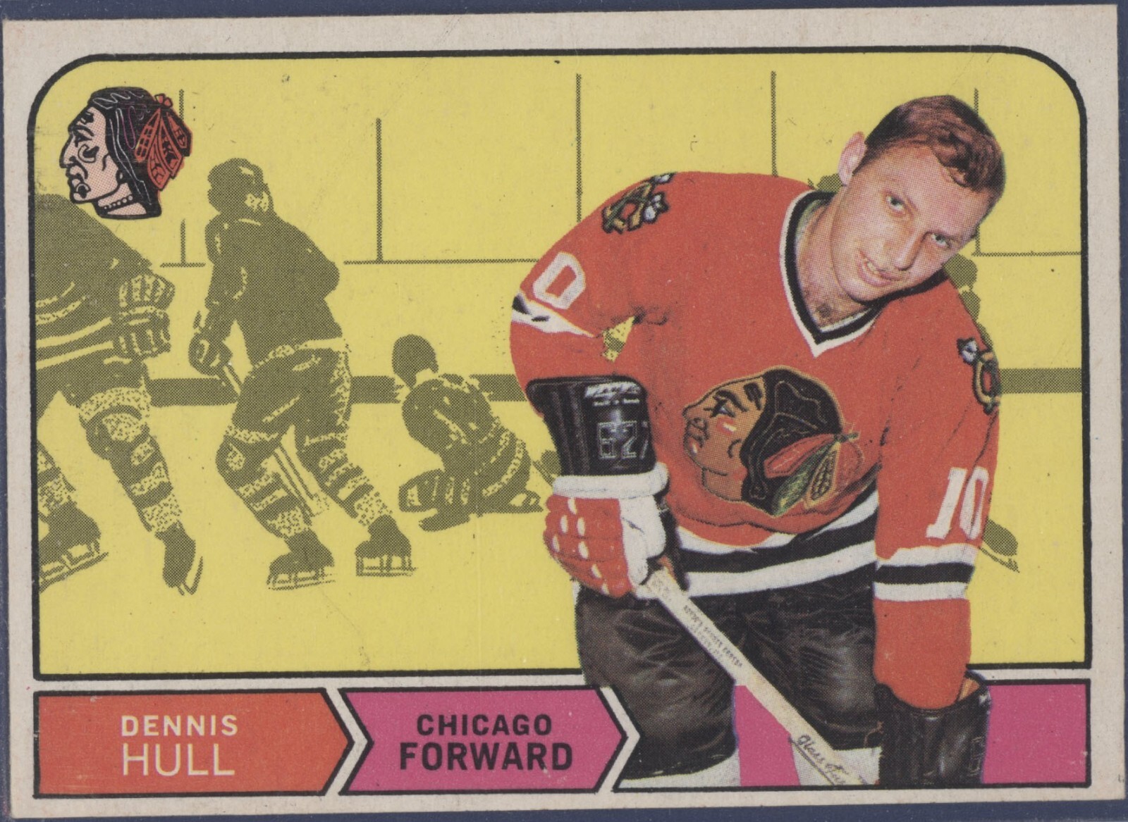 1968/69 OPC - Dennis Hull (Chicago Black Hawks) #153