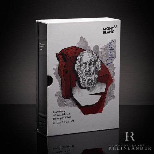 Montblanc Homage to Iliad Homer Limited Edition 1581 Füller 2018 ID 117887 OVP - Picture 10 of 10