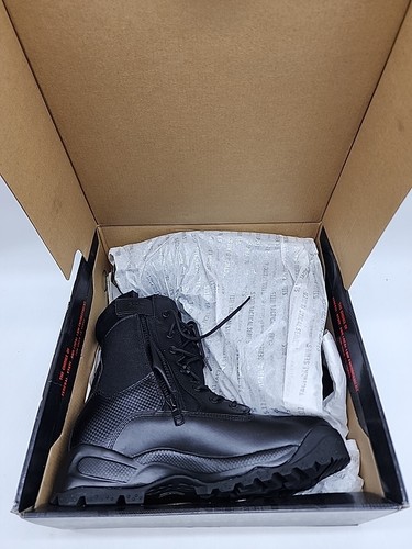 NEW - 5.11 Tactical Series - ATAC 8" Side Zip Mens Size 12R Black Leather Boot