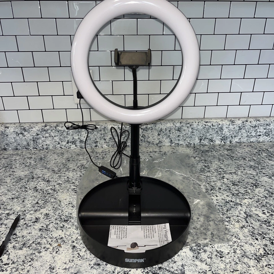 Kit de vlogging Tocad - Sunpak anel de armazenamento automático luz - Imagem 3 de 3