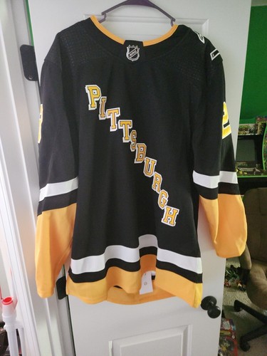 Neu mit Etikett Adidas authentisches Pittsburgh Pinguine handsigniert Marcus Pettersson Trikot 52 - Bild 2 von 4