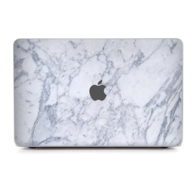 Skin Marbre Pour MacBook Pro Retina 13 - Gris Blanc, Vinyle De Protection Itsaskin