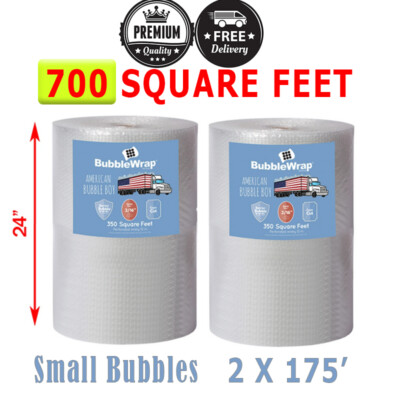 Bubble Roll 24 Wide x 175 ft Small Bubbles 3/16 Perforated Every 12 Bubble Roll 24 Wide x 175 ft Small Bubbles 3/16 Perforated Every 12