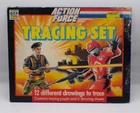 Vintage 1987 Milton Bradley GI JOE Tracing SET Action Force UK Flint ARAH g.i. !