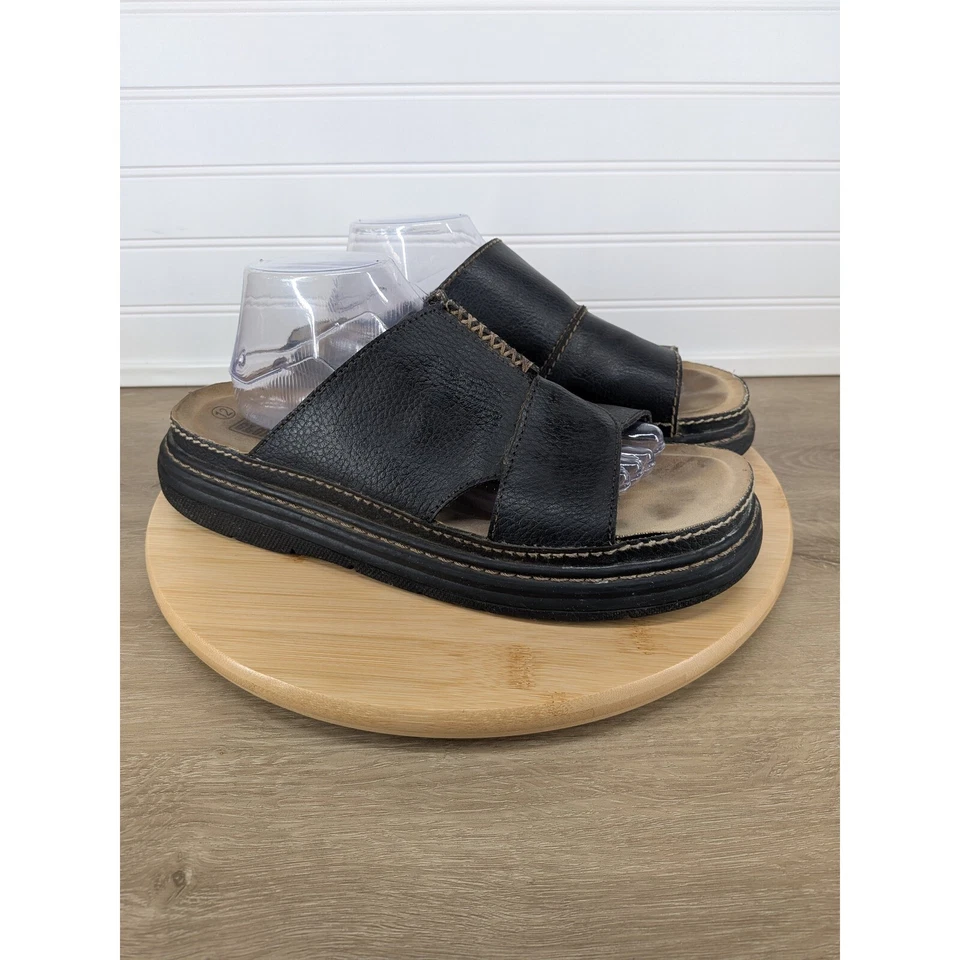 Sandalias cómodas descoloridas Glory y2k gruesas con hebilla acento zapatos informales talla 12 Foto 3 de 4