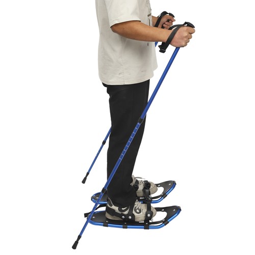 21 in Snowshoes Skiing Snowshoes & Adjuatable Trekking Poles for Youth Adults - Picture 6 of 21