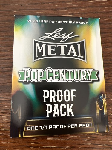 2025 LEAF POP CENTURY PRE-PRODUCTION PROOF PACK - 2 PROOFS PER PACK Sealed