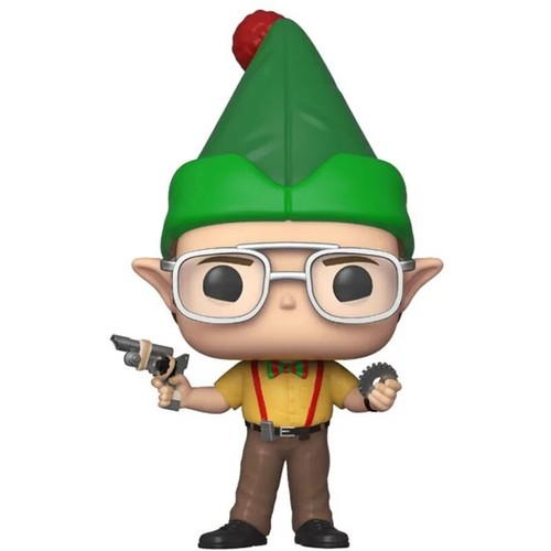 Funko Pop! Television The Office Dwight Schrute as Elf Figure #905 New - Picture 3 of 8
