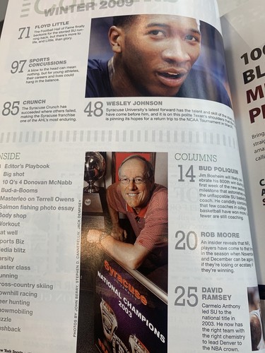 Wesley Johnson Syracuse Central New York rivista sportiva - Foto 2 di 6