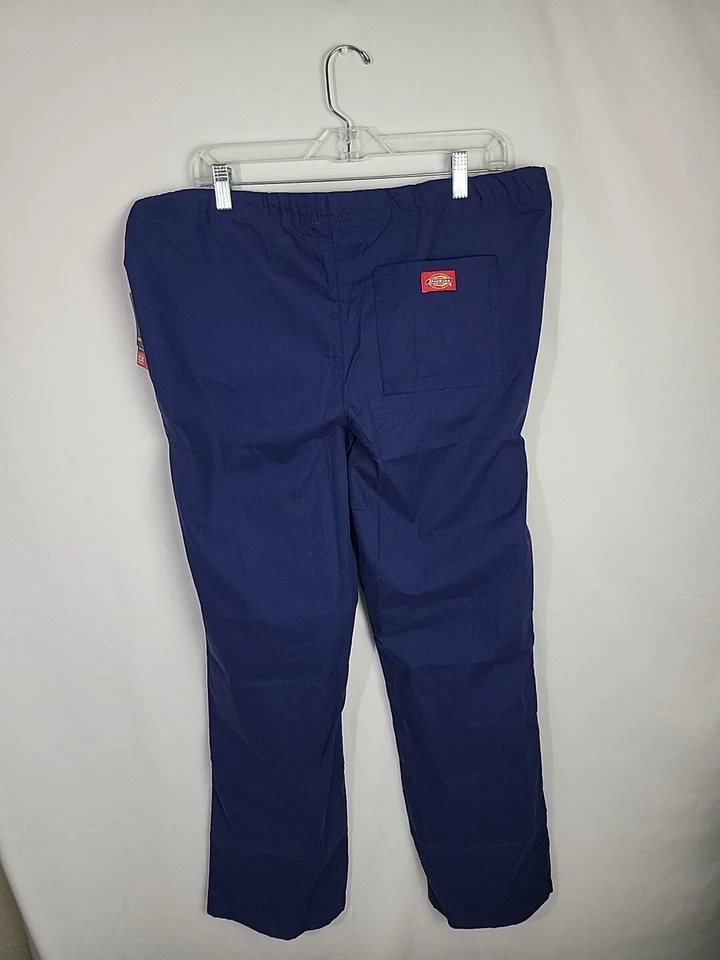 DICKIES EDS 磨砂裤中号抽绳弹力蓝色 UNISEX — 第 3/4 张图片