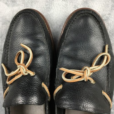 Cole Haan Todd Snyder C14260 Mens 13M Black Leather Boat  display picture 2