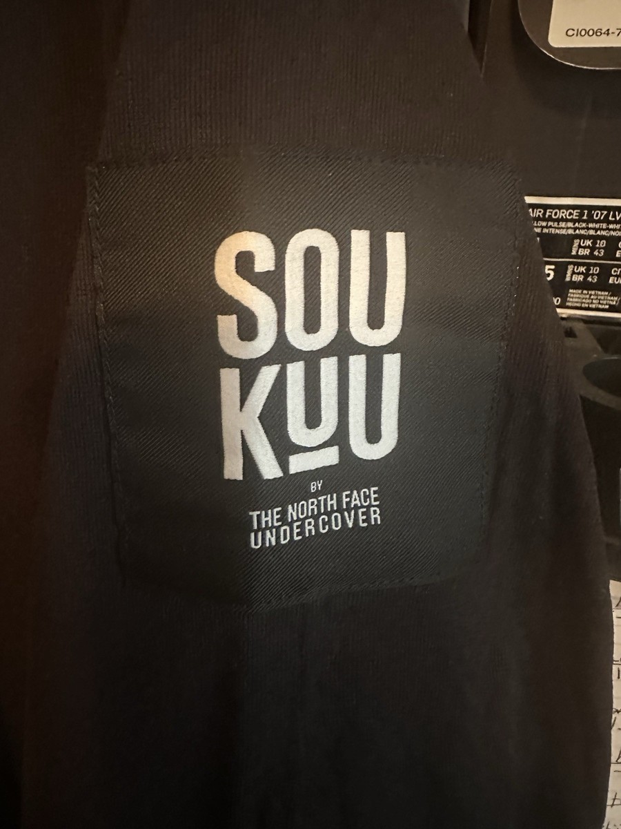 North Face X Undercover SOUKUU Future fleece Crew BLACK -Mens XL