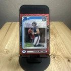 2024 Donruss Rated Rookie Caleb Williams #327 Optic Preview Red Wave Prizm (RC)