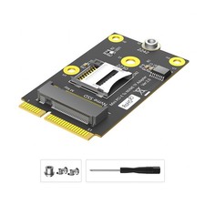 2 in1 Mini PCI-E to TF Card USB2.0 and M.2 NVME Key-M SSD Adapter Compatible