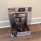 Funko Pop! Vinyl Jumbo 10 in: Star Wars - The Mandalorian (Chrome) #381