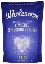  Wholesome Sweeteners, Powdered Sugar, Fair Trade Organic, 1 l Grocery