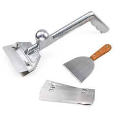 SHANGPEIXUAN Grill Scrapers, Heavy Duty Casting Aluminum Commercial Griddle S...