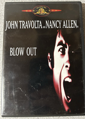 Blow Out ( 1981 ) MGM DVD Video John Travolta Nancy Allen Rated R W/ Insert OOP