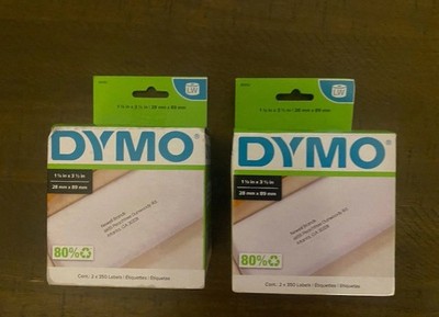 DYMO LabelWriter Address Labels 28x89mm 4 Rolls Total 350 Each New NIB