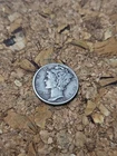 1939 Mercury 90% Silver Dime 10 Cents
