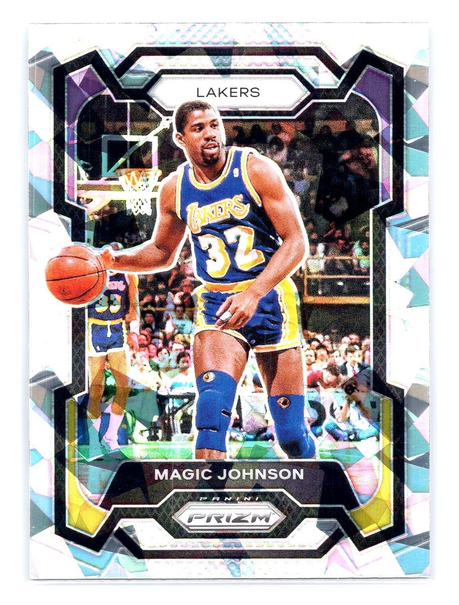 24K　Magic① Magic Johnson 2023-24 Panini Prizm #185 SIlver Ice | eBay