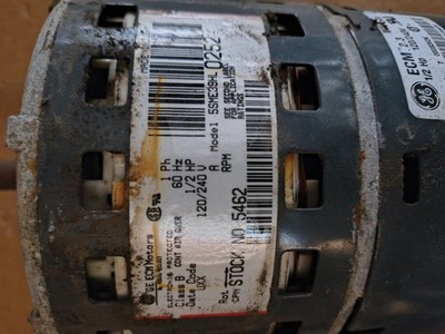 GE ECM 2.3 5SME39HL0252 1/2 HP 1 Phase 120/240V Gray Blower Motor